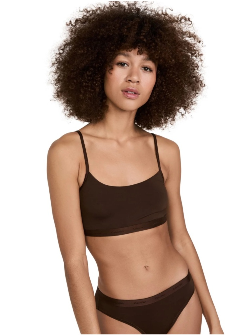 Calvin Klein Women's Form to Body Unlined Bralette NWT